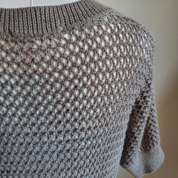 Uniqlo open knit dolman 3/4 sleeve sweater Small - Picture 7 of 13